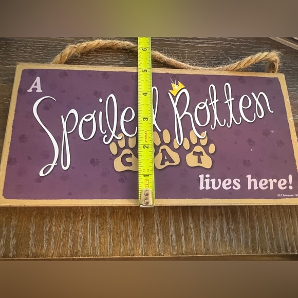 Spoiled Cat sign - Picture 3 of 3